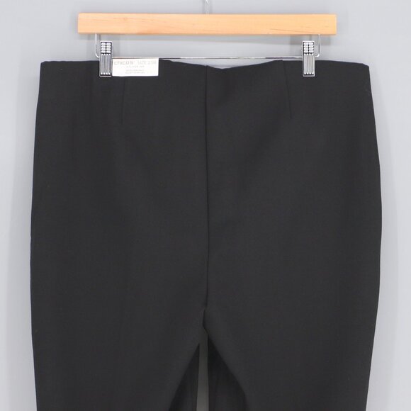 NWT CHICO'S So Slimming 360 Juliet Ponte Trim Detail Pant Black Size 2.5/US 14 - Picture 5 of 10